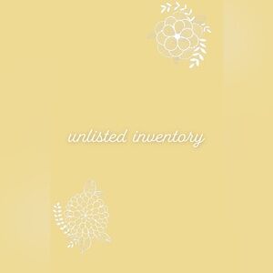 unlisted inventory 🤍✨